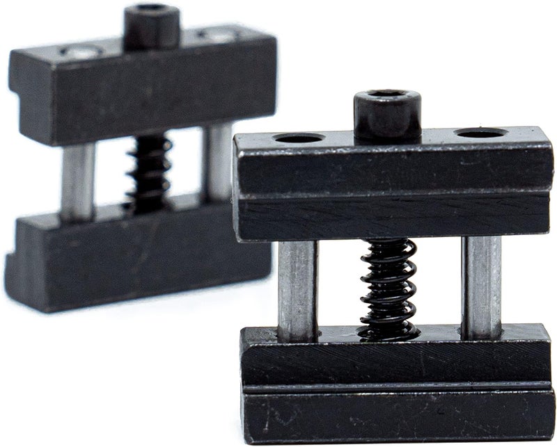 LLDSIMEX 2PCS Set Steel Milling Machine Vise Quick Clamp Work Stop - Image 1